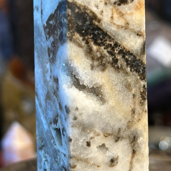 🎄SALE🎄Sphalerite 4 Sided Crystal Point With Druzy! - Picture 7 of 13